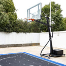 [18X24FT] Heavy-Duty Portable Adjustable Basketball Hoop With Court (SAK72980)
