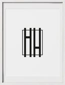 18x24, White Oak Glass Frame