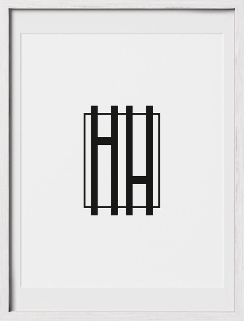 18x24, White Oak Glass Frame