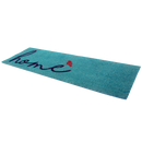 A Bird Perched on Home Coir Doormat