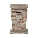 Alora 19" Outdoor 40K BTU Natural Stone Fire Column (SAK36771)