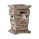 Alora 19" Outdoor 40K BTU Natural Stone Fire Column (SAK36771)