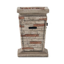 Alora 19" Outdoor 40K BTU Natural Stone Fire Column (SAK36771)