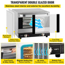 Heavy-Duty Commercial Stainless Steel Countertop Convection Toaster Oven (SAK51683)