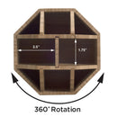 Bamboo Rotating Multi Purpose Utensil Holder (UPDATED 7 INCH MODEL) by MobilevisionUS