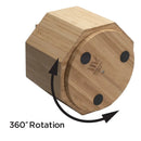 Bamboo Rotating Multi Purpose Utensil Holder (UPDATED 7 INCH MODEL) by MobilevisionUS