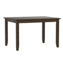 5 Piece Dining Table Set - Brown by HouseOfZazla