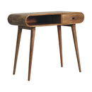 Writing Desk, Curved - Chestnut by Unique Piece Furniture