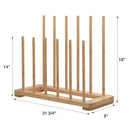 Bamboo Boot Rack | 2-Tier Standing Organizer for Tall Riding & Cowboy Boots by MobilevisionUS