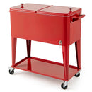 Portable Patio Cooler with Bottom Storage Shelf and Bottle Opener by LJGDeals