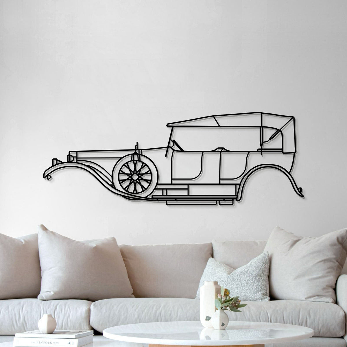 1907 Silver Ghost Metal Car Wall Art - MT0003, photo 5 of 8
