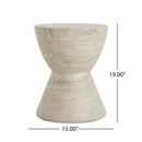 Outdoor Lightweight Concrete Side Table by HouseOfZazla
