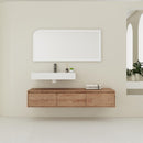 Modern Wall Mounted Bathroom Vanity With Resin Sink And Soft Close Drawer by Unique Piece Furniture