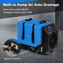190 PPD Commercial Dehumidifier with Pump and 2 Wheels by LJGDeals