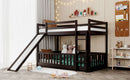 Bunk Bed With Convertible Ladder And Slide by HouseOfZazla