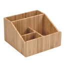 Compact Desktop & Vanity Organizer – 6.5" Non-Slip Square Storage Caddy for Office Supplies, Cosmetics, and Bathroom Essentials by MobilevisionUS