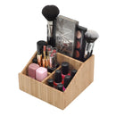 Compact Desktop & Vanity Organizer – 6.5" Non-Slip Square Storage Caddy for Office Supplies, Cosmetics, and Bathroom Essentials by MobilevisionUS