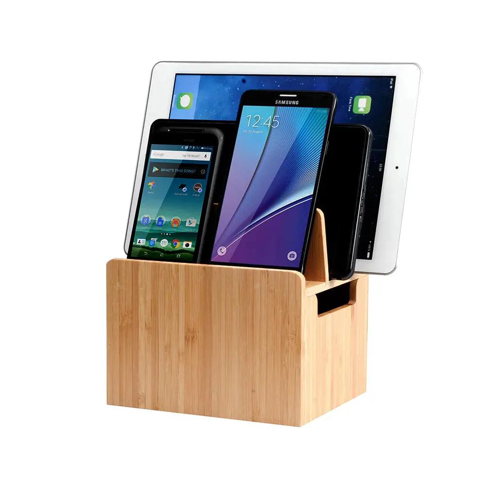 Bamboo Charging Station with Office Organization Combo, photo 6 of 8
