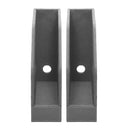 Executive Vertical File Holder Set – 2-Piece Desktop Organizer for Documents & Magazines – Available in Grey Fabric or Brown Faux Leather by MobilevisionUS