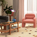 Modern Living Room Furniture Set (Bookcase + Coffee Table + End Table + Accent Chair) by LJGDeals
