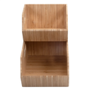 Bamboo Pantry Bins | Stackable 2-Piece Eco-Storage Set by MobilevisionUS
