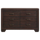 Kauffman 6-drawer Dresser Dark Cocoa