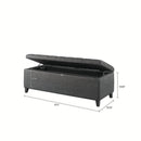 Elegant Design Tufted Top, Soft Close Storage Bench by Unique Piece Furniture