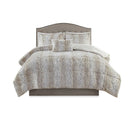 Full/Queen 4PC Faux Fur Comforter Set