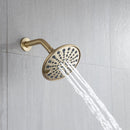 6 In. 6-Spray Balancing Shower Head Shower Faucet