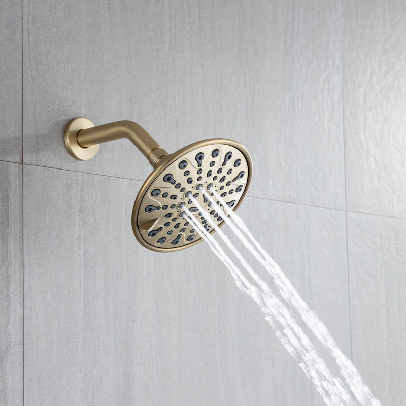 6 In. 6-Spray Balancing Shower Head Shower Faucet