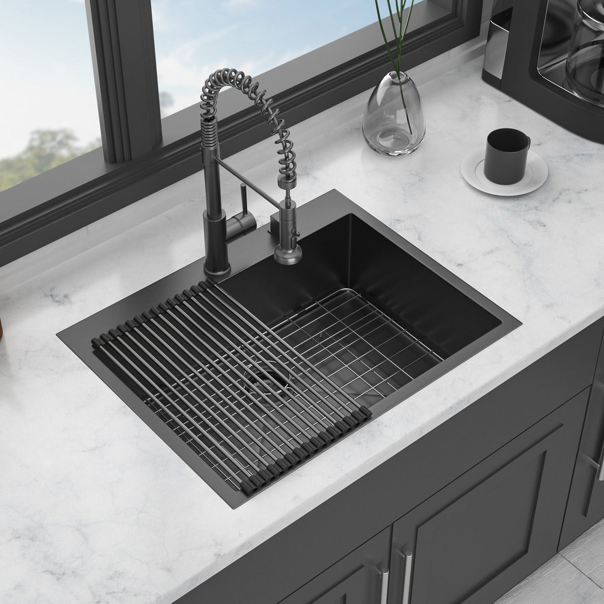 Topmount Kitchen Sink 16 Gauge, Single Bowl, photo 8 of 40