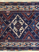 1920’s Antique Kurdish 4X3 Rug