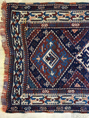 1920’s Antique Kurdish 4X3 Rug