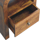 Darcy - Nightstand With Drawer And Open Shelf - Brown by Unique Piece Furniture