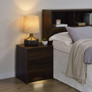 Geary - 2 Drawer Nightstand With LED Lights And USB Charging Ports by HouseOfZazla