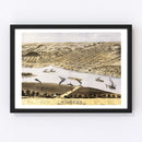 Vintage Map of Hannibal, Missouri 1869