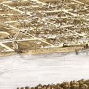 Vintage Map of Hermann, Missouri 1869