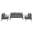 Outdoor Patio Set, All-Weather & Thick Cushions by HouseOfZazla