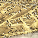 Vintage Map of Lexington, Missouri 1869