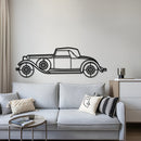 1932 KB LeBaron Convertible Roadster Metal Car Wall Art - MT0016