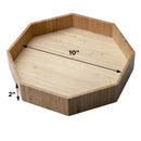 360° Bamboo Rotating Multi-Purpose Home Organizer – Fully Assembled Lazy Susan for Vanity, Kitchen, and Cabinet Storage by MobilevisionUS