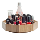360° Bamboo Rotating Multi-Purpose Home Organizer – Fully Assembled Lazy Susan for Vanity, Kitchen, and Cabinet Storage by MobilevisionUS
