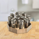 360° Bamboo Rotating Multi-Purpose Home Organizer – Fully Assembled Lazy Susan for Vanity, Kitchen, and Cabinet Storage by MobilevisionUS