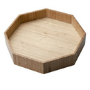 360° Bamboo Rotating Multi-Purpose Home Organizer – Fully Assembled Lazy Susan for Vanity, Kitchen, and Cabinet Storage by MobilevisionUS