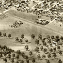 Vintage Map of Mexico, Missouri 1869