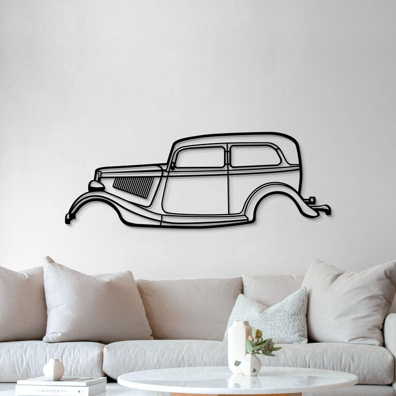 1934 Tudor Metal Car Wall Art - MT0006