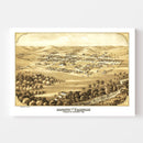 Vintage Map of Pacific, Missouri 1869
