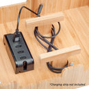 MobileVision Bamboo 12-Port Charging Station & Docking Organizer for Smartphones & Tablets w/ 2 Caddy Add-Ons by MobilevisionUS