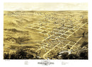 Vintage Map of Pleasant Hill, Missouri 1869