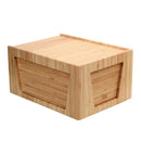 Tall Bamboo Drawer - Stackable Deep Desk Organizer & Kitchen Pantry Storage Caddy by MobilevisionUS